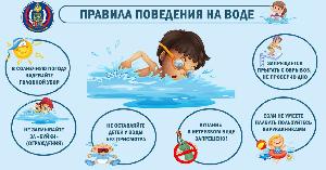Правила безопасности на воде в летний период